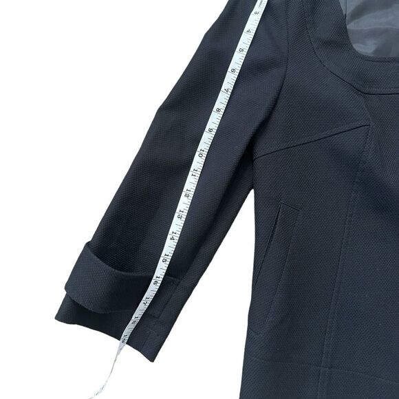 Halogen Retro Style Black Swing Blazer Jacket Size Medium - Picture 10 of 12